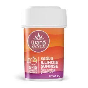 wana gummies Illinois Sunrise – Sativa [10pk] (100mg)