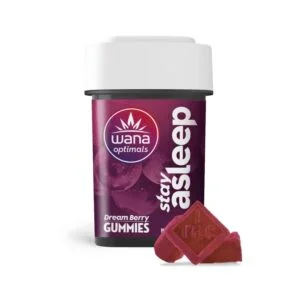 Wana Stay Asleep Dream Berry Gummies 100mg (10-Pack | 10mg Each)