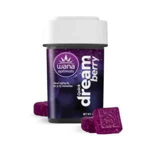 Fast Asleep – Dream Berry [20pk] (200mg CBD/40mg THC/40mg CBN/40mg CBG/20mg Melatonin)(REC)