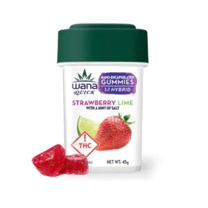 wana 1:1 Strawberry Lime [10pk] (100mg CBD/100mg THC)