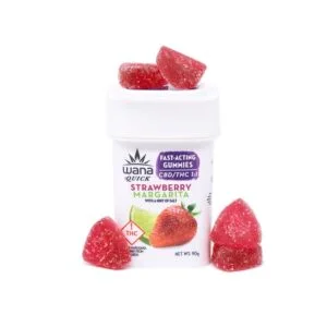 wanna gummies 1:1 Strawberry Margarita [10pk] (100mg CBD/100mg THC)