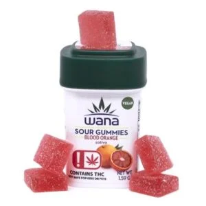 wana gummies 20:1 Blood Orange [10pk] (200mg CBD/10mg THC)